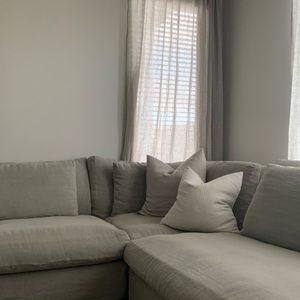 Linen Tales Melange Euro Shams Pair Set of 2